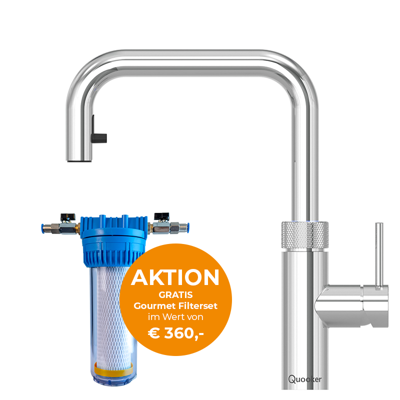Quooker Flex Square mit Filteraktion